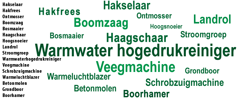 dvm-machines te huur